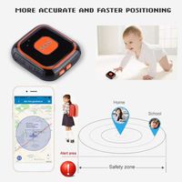 Mini GPS Tracker Locator Enfants Personal SOS Alarm APP suivi (Noir)-XIG