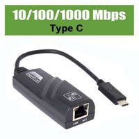 NS08694-Adaptateur Ethernet USB 100 filaire 10-1000-3.0 Mbps. USB 2.0. type c vers Rj45 Lan. carte réseau pour PC Macbook. ordinat