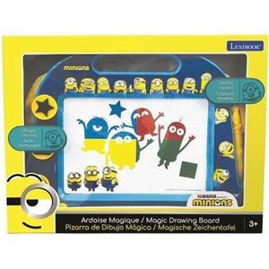 ARDOISE ENFANT SHOT CASE - Ardoise Magique Minions Format A5 avec accessoires magnétiques pour dessiner en couleurs