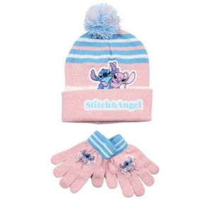 Vêtement Enfant Fan Disney Ensemble 3 Pièces Snood Stitch (bonnet, Tour De Cou Et Gants) 2/8 Ans Accessoires Lilo Stitch Officiels