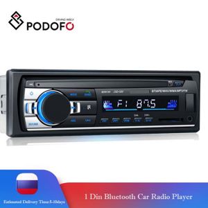 AUTORADIO Podofo — Autoradio FM stéréo, Bluetooth, avec lect