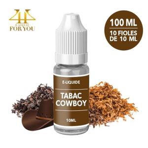 E liquide tabac brun