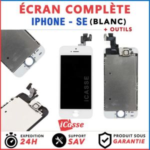 ECRAN DE TÉLÉPHONE VITRE TACTILE + ECRAN LCD COMPLET IPHONE SE BLANC 