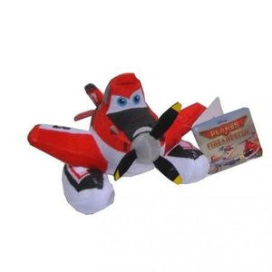 PELUCHE Peluche Disney avion pompier 20 cm - Planes 2 - Rouge - Bébé - Garçon - Naissance