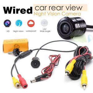 Cam/éra de Voiture avec Filaire IR Vision 7/’/’ LCD HD Moniteur Vision Nocturne pour Camion//Bus//RV Etanche IP69 Cam/éra de Recul Cam/éra de Recul Kit Syst/ème
