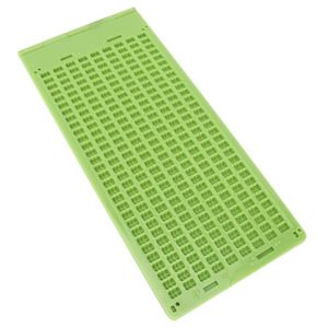 JEU D'APPRENTISSAGE Plastique portable 9 lignes 30 cellules écriture braille ardoise et stylet accessoire d'outil d'apprentissage hygiene intime