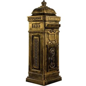 Boite Aux Lettres Fer Forgé Sur Pied Boite Aux Lettres Sur Pied Style Antique Anglais Aluminium Inox Hauteur 102 5 Cm Coloris Gris Anthracite Garantie 3 Ans Achat Vente Boite Aux Lettres Boite Aux Lettres Sur Pied Cdiscount