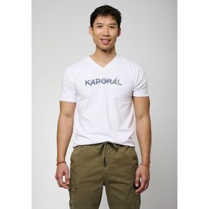 Kaporal - T-Shirt Blanc Garçon 100% Coton - Ombre - 12A - Blanc