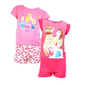 5yrs Shortie Pyjama Set GRATUIT UK p&p Filles Princesse Disney Pyjama 18 mois 