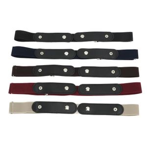 Ceinture élastique sans outlet boucle avec bouton pression