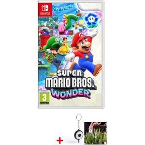 JEU NINTENDO SWITCH Super Mario Bros Wonder Switch + 2 Autocollants ma