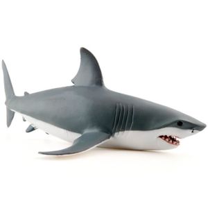 Jouets de requin pour enfants 3, requins jouets pour garçons, requin tigre  en plastique de 11 pouces, figure de la créature de la mer pour la