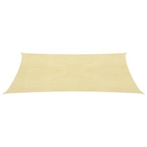 VOILE D'OMBRAGE Voile d'ombrage FOR 160 g-m² Beige 3x3 m PEHD - QQ