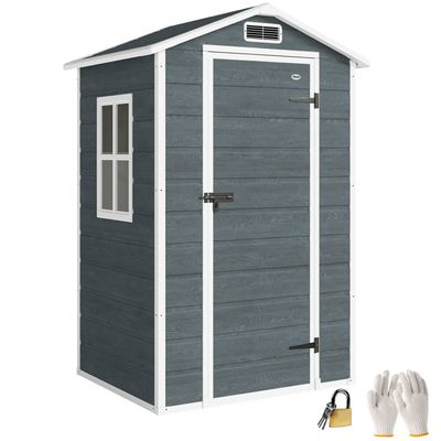 Outsunny Abri De Jardin - Cabane De Jardin 1,26 M² - Cabanon Rangement Outils 2 Portes Verrouillables Dim 147l X 86l X 134h Cm Tole Dacier Noir Blanc 92216934 Outsunny Abri De Jardin - Cabane De Jardin 1,26 M² - Cabanon Rangement Outils 2 Portes Verrouillables Dim 147l X 86l X 134h Cm Tole Dacier Noir Blanc 92216934