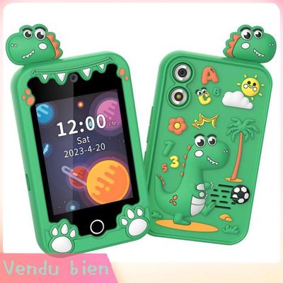 VTech Smartphone Éducatif Gabby Et La Maison Magique – Écran Rétroéclairé, 4 Jeux, Oreille De Chat Lumineuse – Dès 3 Ans – Contenu En Français