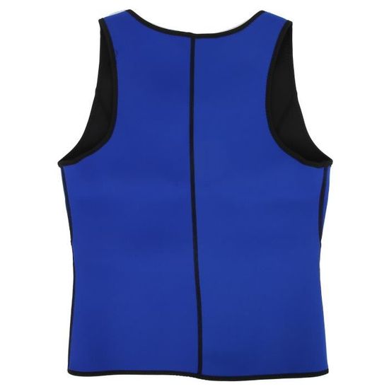 Gilet De Sudation Homme En Néoprène - Ceinture Réglable, Pour Sport, Perte De Poids, Amincissement