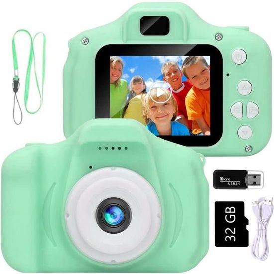 Appareil Photo Instantané Pour Enfants - Impression Thermique Noir Et Blanc - Cadeau De Noël Filles/garçons 3