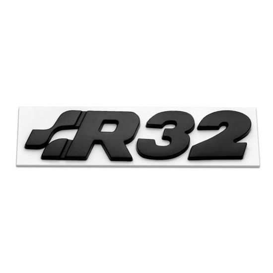 Badge SS Rouge Et Noir 3D En Métal Pour Calandre Ou Coffre - Autocollant Sportif Pour Personnaliser Ta Voiture