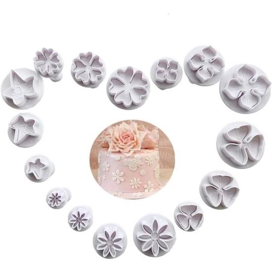 Emporte-pièces Marguerite – Lot De 4 En Plastique Alimentaire Pour Décorer Gâteaux Et Biscuits