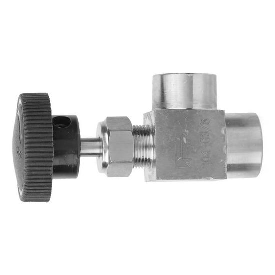 Vanne à Aiguille En Acier Inoxydable 304 - Filetage Intérieur 1/8", 1/4", 3/8", 1/2" - Pour Fluides Gaz - 7