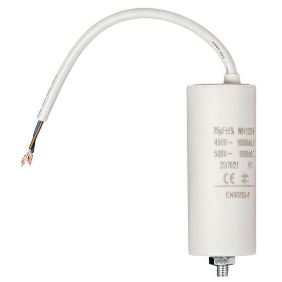Condensateur FIXAPART 60µF / 450V - Pour Moteurs - Neuf - Réf. W9-11260N