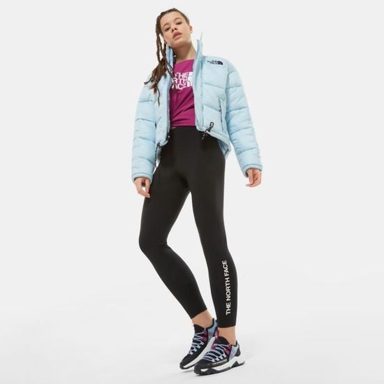 Ensemble sport pour femme : haut double-face + leggings en tissu