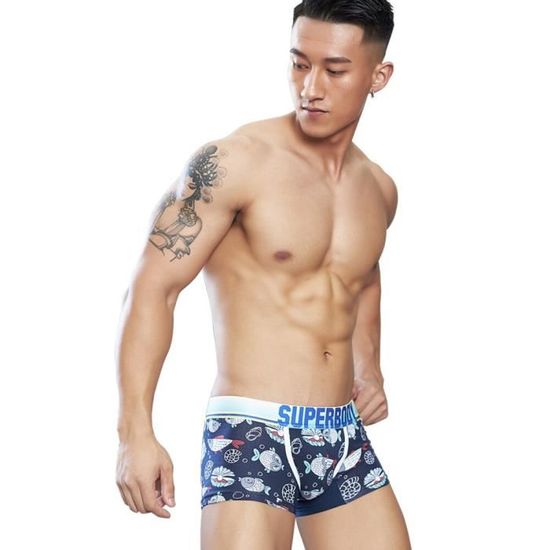 Boxer Shorts Homme En Polyester/spandex - Pochette 3D Confortable - Taille S à XXL - Pour Sport, Quotidien, Cadeau