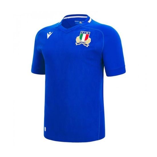 Maillot Entraînement Italie Rugby Macron Taille XL Bleu - Occasion - Homme