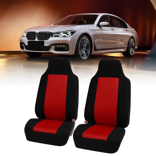 Housse de siège de voiture universelle en cuir PU (arrière beige-A