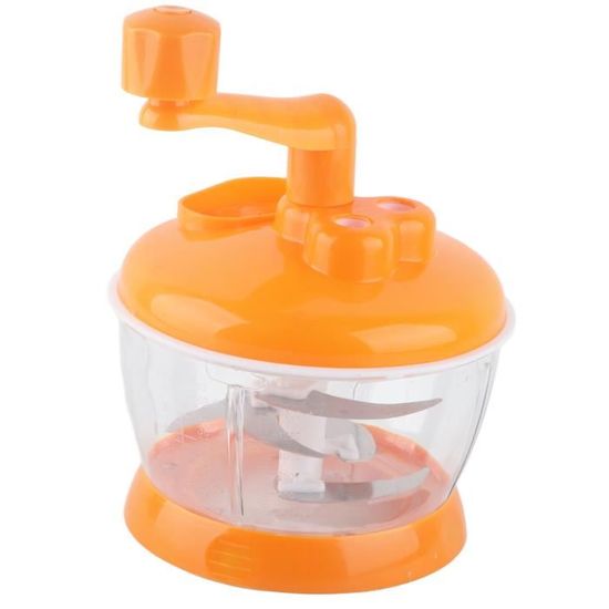 Hachoir Manuel à Légumes En Acier Inoxydable - 6 Lames Ultra-Tranchantes - Compact Et Portable - Pour Cuisine