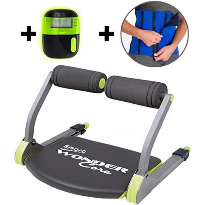 Pack Wondercore Smart + Ceinture de sudation + Podomètre