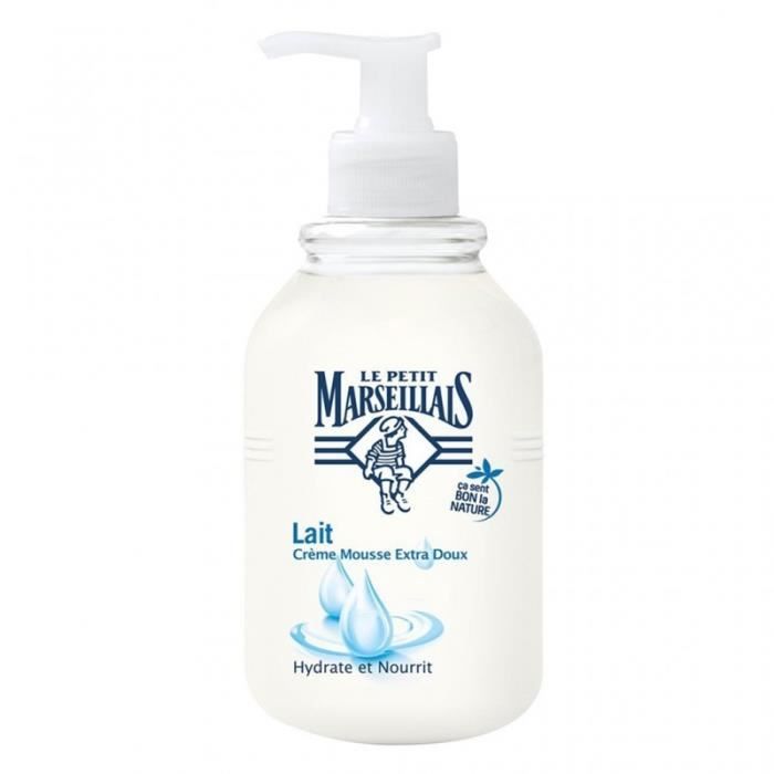 Le Petit Marseillais Lait Crème Mousse Extra Doux 300ml (lot de 8)