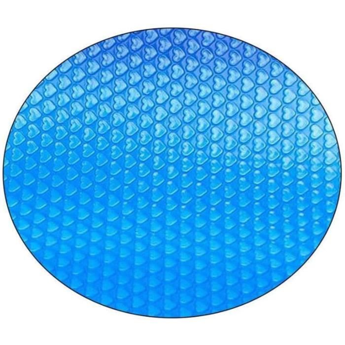 Appoo Bâche Solaire Piscine Ronde De Protection Couverture Bâche À Bulles pour Piscine Film D'isolation De Pi39