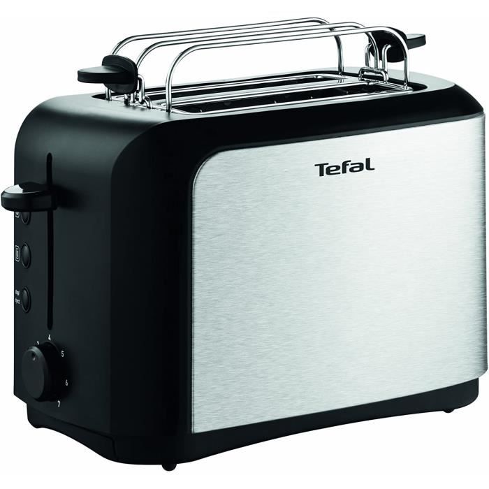 Tefal - TT3565 - Grille-pains, 850 watts, Noir/Acier inoxydable
