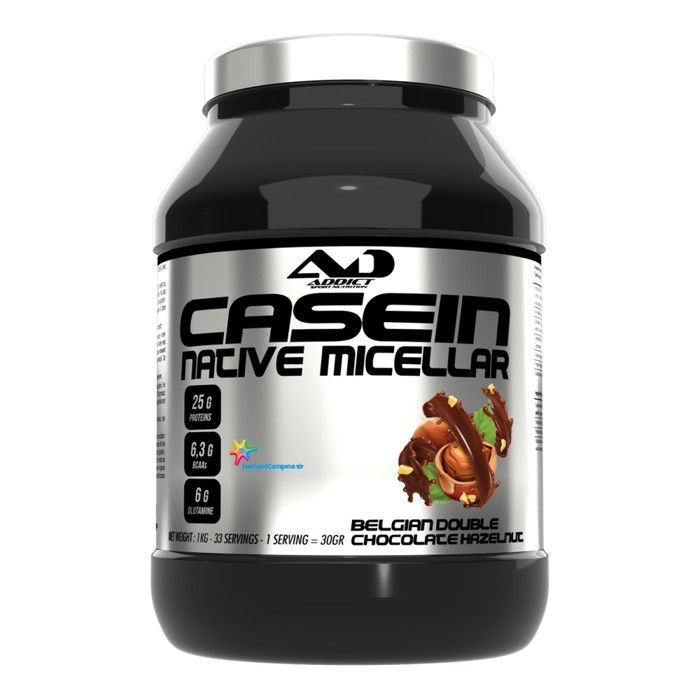 Caséine Caséine Micellaire Native - Belgian Double Chocolate Hazelnut 1000g