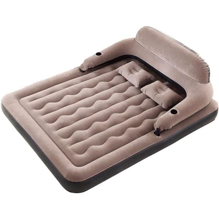 LHn-Cn Matelas Gonflable électrique Pillow 2-pers, Lit d'Appoint, Confortable, Durable et Portable, Maison, Voyages, Camping.243