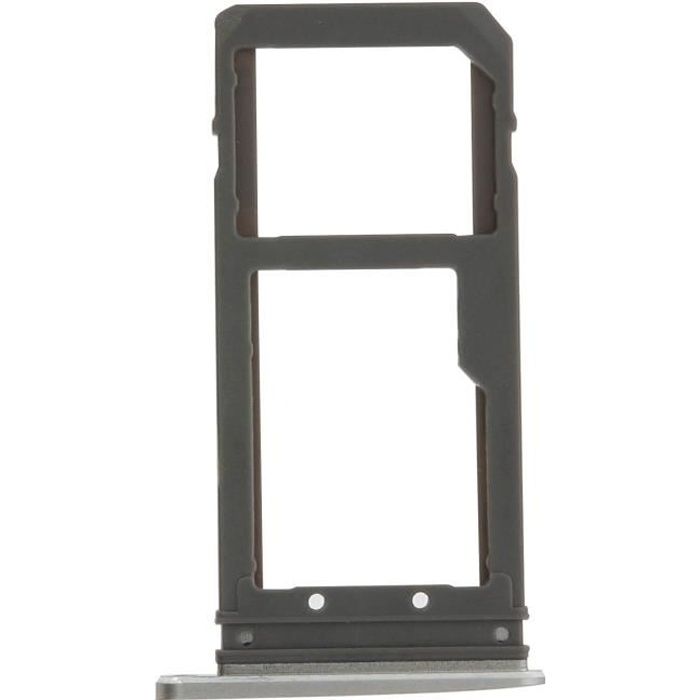Tiroir support carte Nano Sim + carte mémoire Micro-SD Gris - Samsung Galaxy S7