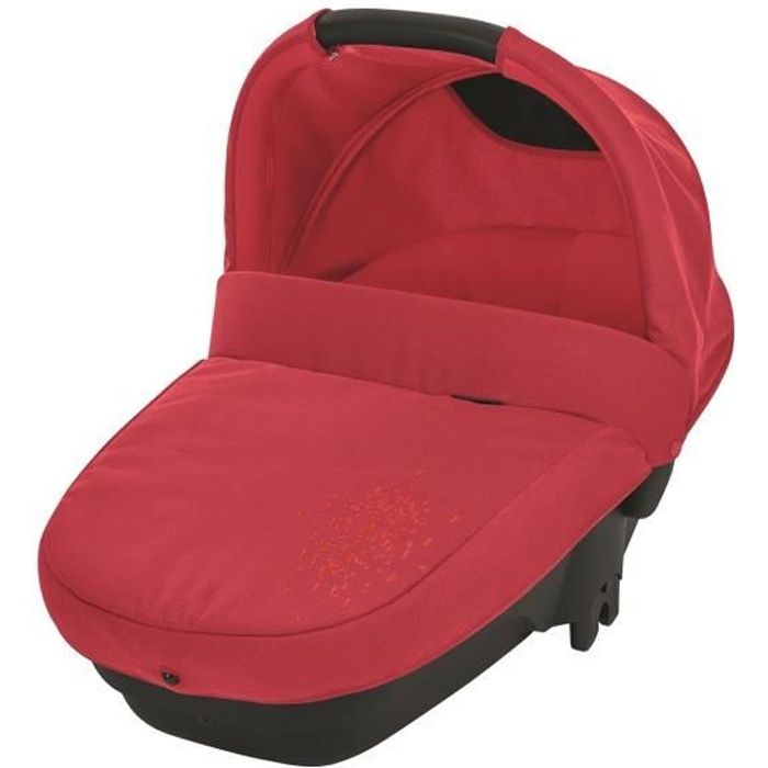 Nacelle BEBE CONFORT Amber, Groupe 0, Utilisable en voiture, Confortable, Sécuritaire, 0-6 mois (environ 10kg), Vivid Red