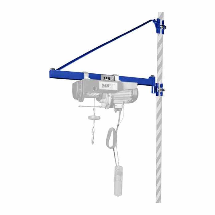 Support mural potence Bras de rotation pour palan 1000kg Pour tubes en acier de 40-50mm MSW PROLIFTOR Bras de rotation 1000