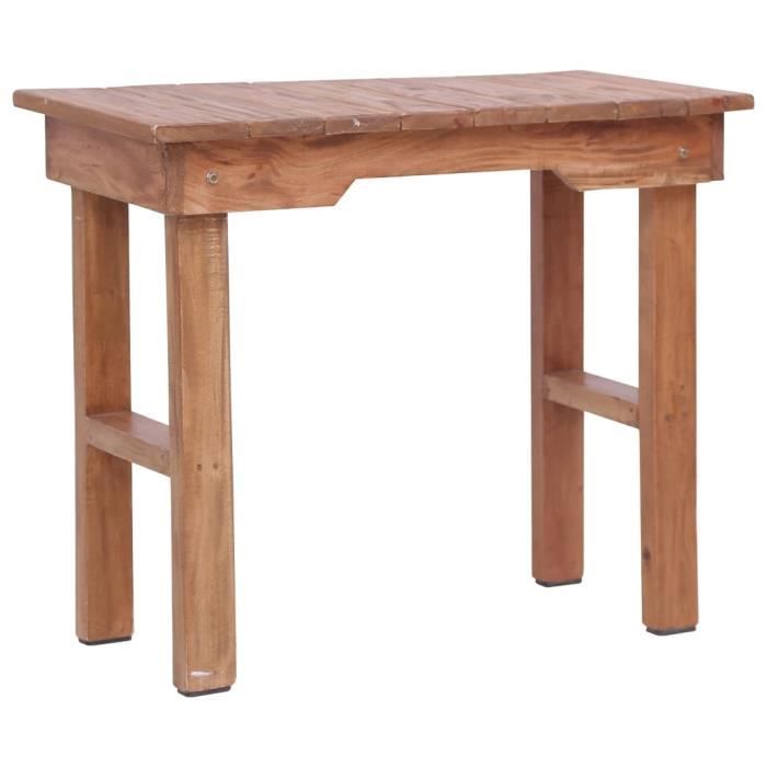 Table d'Appoint Table Basse Bout de canapé chambre 70 x 35 x 60 cm Bois d'acajou massif