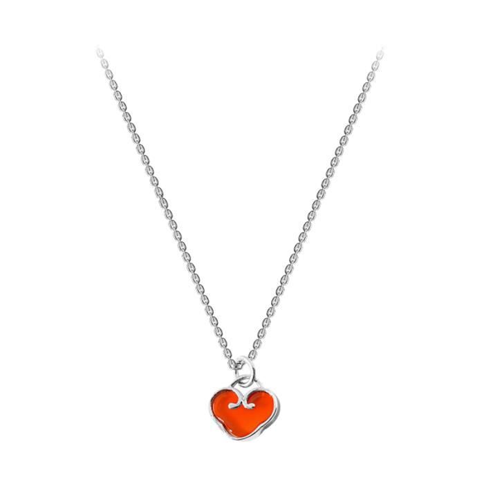 Serrure Collier Petit Argent Beau Pendentif Cadeau pour Femme (Rouge) BARRE - HALTERE - POIDS