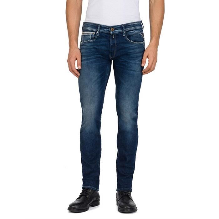 Replay Ronas Jean Slim, Bleu (Mid Blue Denim 9), W34/L36 Homme - MA946 .000.69C 340-9
