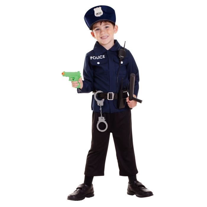 AMSCAN Costume + Accessoires Policier 3/6 ans