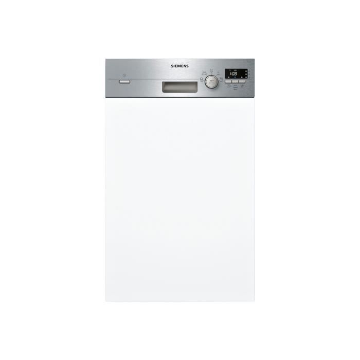 Siemens iQ100 speedMatic45 SR515S03CE Lave-vaisselle intégrable Niche largeur : 45 cm profondeur : 55 cm hauteur : 81.5 cm acier…