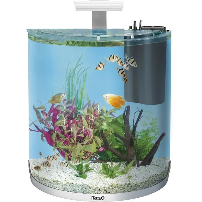 TETRA Aquarium AquaA. Explorer LED Trop 60 L - Blanc - Pour poisson