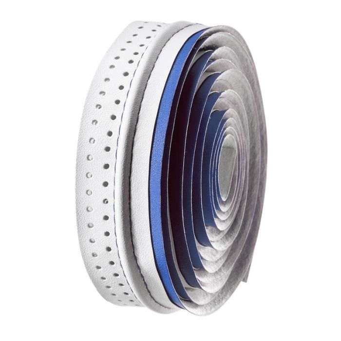 Guidoline de vélo route microfibre ajourée VELO - bleu/blanc - TU