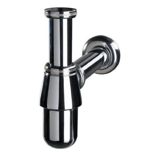 Wirquin SL211C Siphon lavabo en laiton chrome avec sortie M