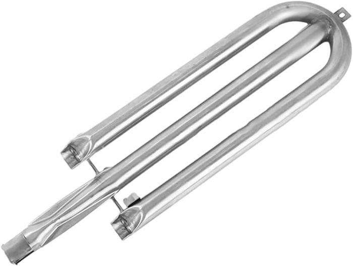 Brûleur à Gaz En Acier Inoxydable - Ruban Tube Pour Plaque De Cuisson Ou Four - 345mm X 50mm - Neuf OLIS