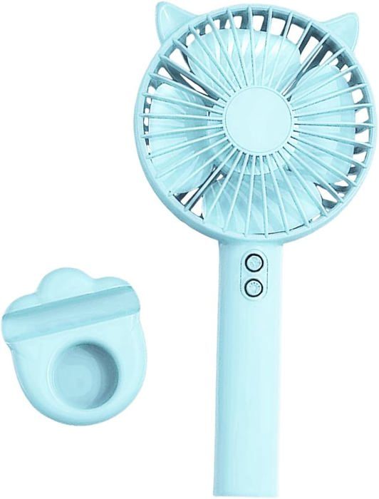 Ventilateur à main Portable Rechargeable 3 vitesses faible bruit poche personnelle USB pour bureau voyage Camping bureau - Nobrand