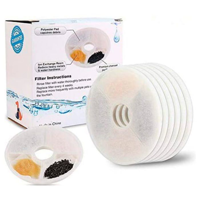 Comparer les prix de Filtre de Remplacement pour Fontaine Eau - 12 Pices Pour Animaux Domestiques PZCC